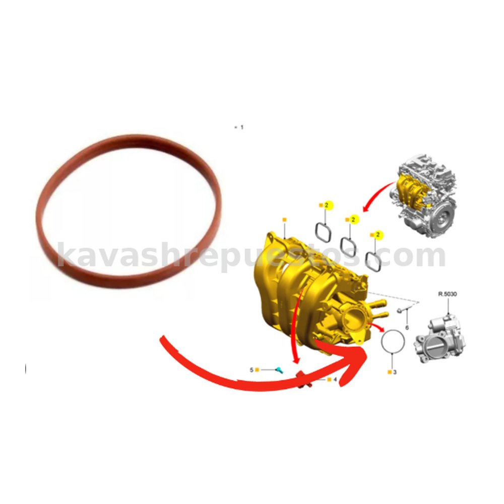 Empaque Cuerpo Aceleracion Ecosport 1.5 18/21 KAVASH