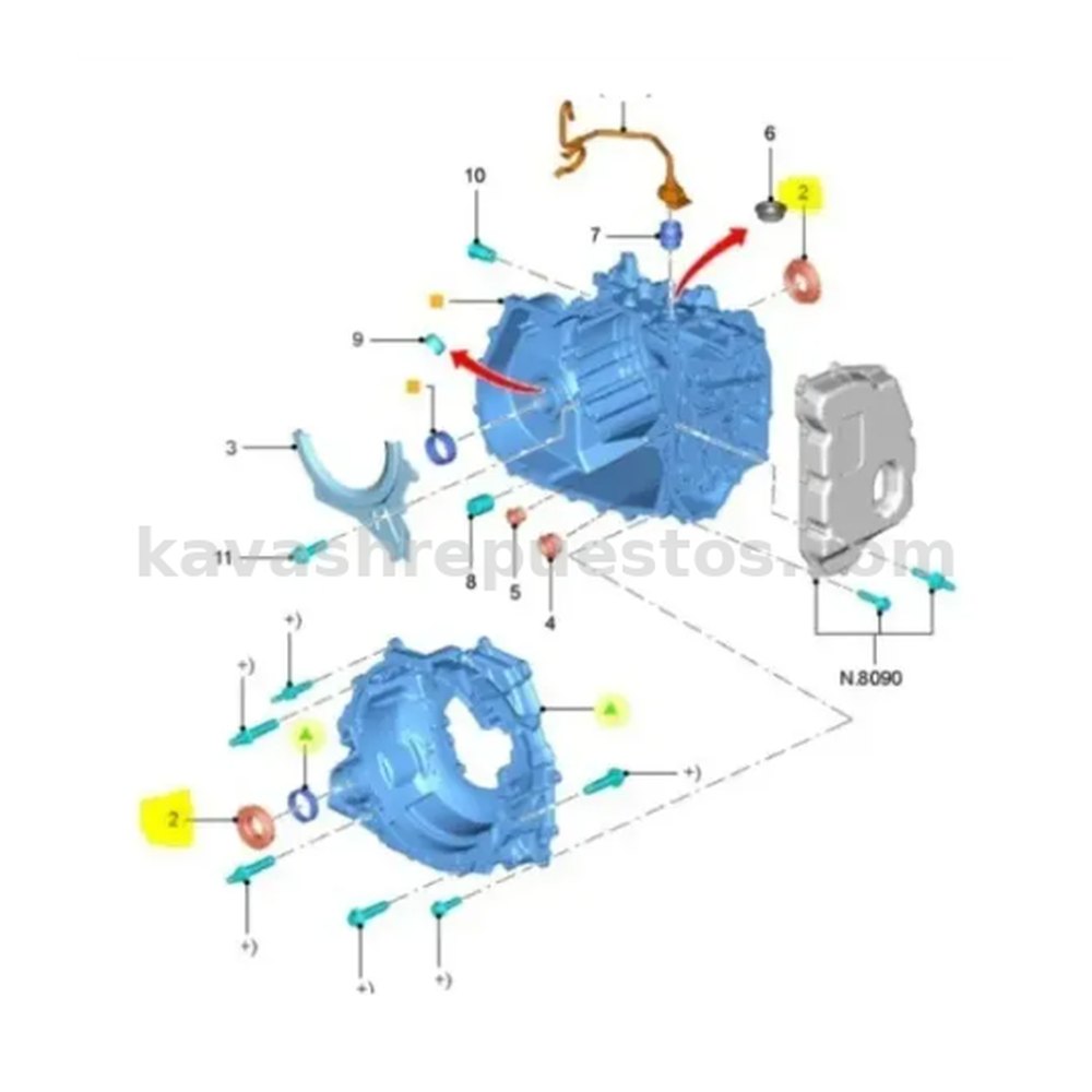 Reten Eje Lado Caja Ecosport 1.5 18/21 KAVASH