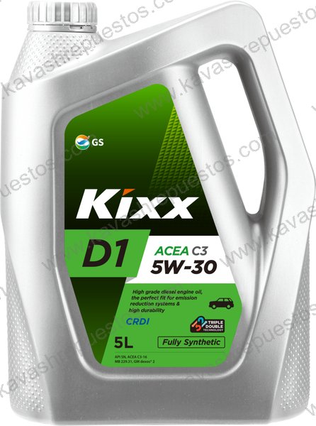 Aceite Kixx Diésel / Dual 5W30 Dual Galón 5L L2011350E1 - Aceite Kixx KAVASH Cali