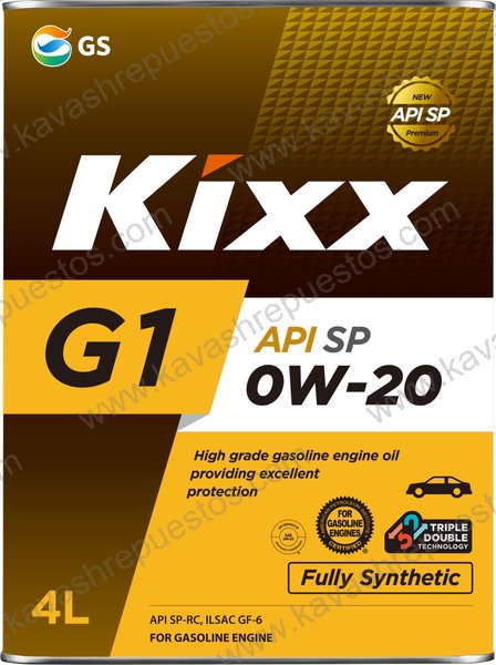 Aceite Kixx Full Sintético 0W20 Gasolina Galón Full L218144TE1 - Aceite Kixx KAVASH Cali