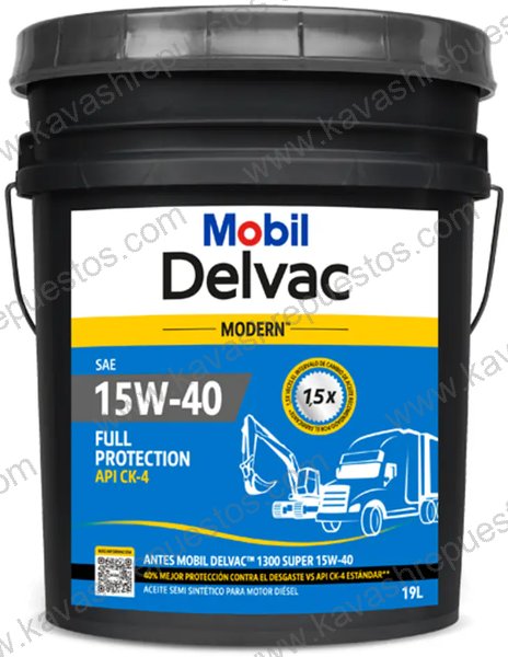 Aceite Mobil Diésel / Dual 15W40 CK4 FULL PROTECTION CUÑETE KVH-MOB-09 - Aceite Mobil KAVASH Cali