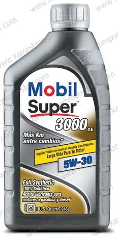 Aceite Mobil Full Sintético 5W30 SUPER 3000 1/4 KVH-MOB-06 - Aceite Mobil KAVASH Cali