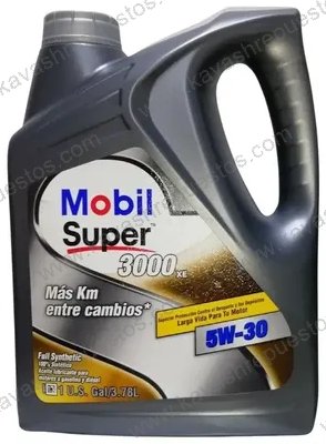 Aceite Mobil Full Sintético 5W30 SUPER 3000 GALON KVH-MOB-05 - Aceite Mobil KAVASH Cali