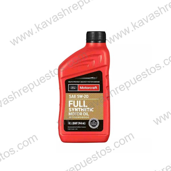 Aceite Motorcraft Full Sintético 5W20 XO5W20Q1FS - Aceite Motorcraft KAVASH Cali
