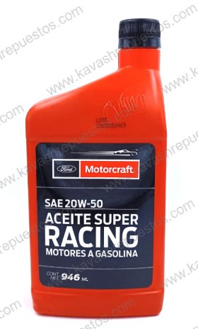 Aceite Motorcraft Mineral 20W50 1/4 APISN20W50 - Aceite Motorcraft KAVASH Cali