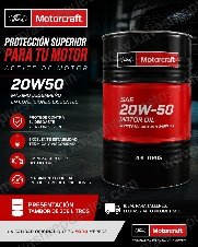 Aceite Motorcraft Mineral 20W50 Tambor APISNSAE20W50 - Aceite Motorcraft KAVASH Cali
