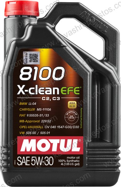 Aceite Motul Full Sintético 5W30 MOTUL 8100 GALON 4L XCLEAN FULL 109171 - Aceite Motul KAVASH Cali