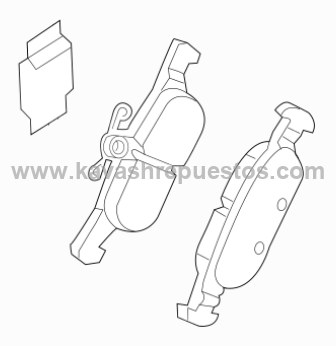Pastillas traseras Mazda 3 2.5 2019-2026 / Mazda 3 2.0 2019-2026 - MAZDA BDYS2643ZB | KAVASH Repuestos Cali