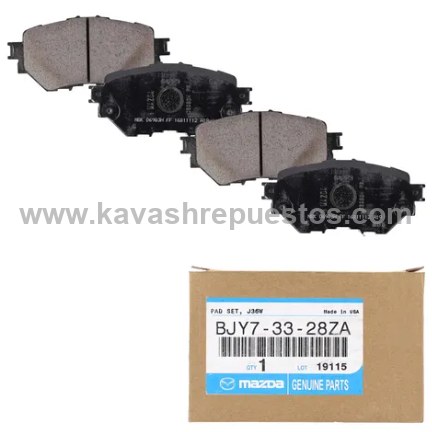 Pastillas delanteras Mazda 3 2.0 2015-2018 Skyactiv - MAZDA BJY73328ZA | KAVASH Repuestos Cali