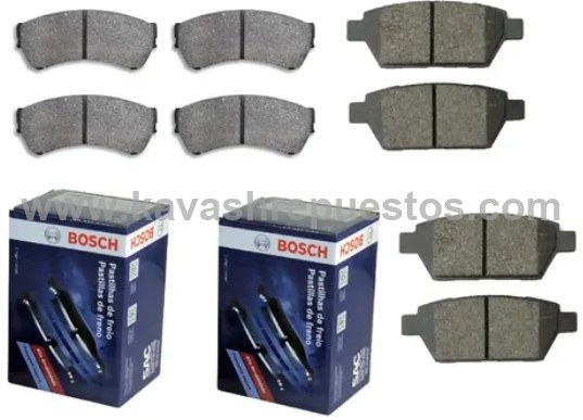Pastillas delanteras Fusion 3.0 2007-2012 / Mazda 6 2.0 2003-2008 - BOSCH BR1164CBSH | KAVASH Repuestos Cali
