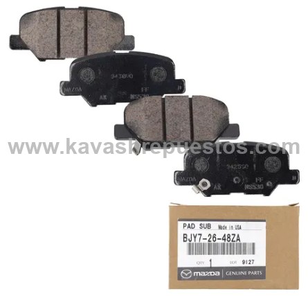 Pastillas traseras Mazda 3 2.0 Skyactiv 2015-2018 / Mazda 6 2.5 Skyactiv 2013-2018 FRENO DE MANO MANUAL - WAGNER WC1679 | KAVASH Repuestos Cali