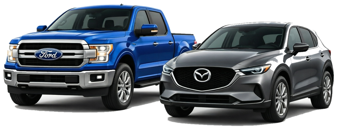 Camioneta Ford F-150 y SUV Mazda CX-5 - KAVASH Repuestos Cali